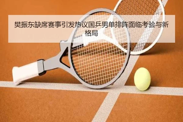 樊振东缺席赛事引发热议国乒男单排阵面临考验与新格局